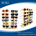 2016 sunglasses display wooden designer eyeglass display showcase